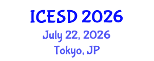 International Conference on Environmentally Sustainable Development (ICESD) July 22, 2026 - Tokyo, Japan