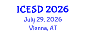 International Conference on Environmentally Sustainable Development (ICESD) July 29, 2026 - Vienna, Austria