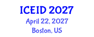 International Conference on Epidemiology and Infectious Diseases (ICEID) April 22, 2027 - Boston, United States International Conference on Epidemiology and Infectious Diseases (ICEID) April 22, 2027 - Boston, United States