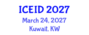 International Conference on Epidemiology and Infectious Diseases (ICEID) March 24, 2027 - Kuwait, Kuwait International Conference on Epidemiology and Infectious Diseases (ICEID) March 24, 2027 - Kuwait, Kuwait