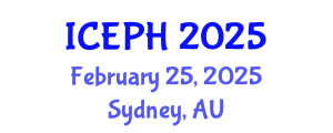International Conference on Epidemiology and Public Health (ICEPH) February 25, 2025 - Sydney, Australia