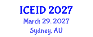 International Conference on Epidemiology of Infectious Diseases (ICEID) March 29, 2027 - Sydney, Australia International Conference on Epidemiology of Infectious Diseases (ICEID) March 29, 2027 - Sydney, Australia