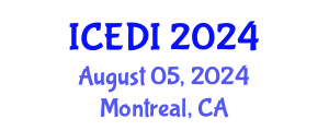 International Conference on Equality, Diversity and Inclusion (ICEDI) August 05, 2024 - Montreal, Canada