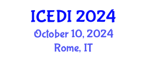 International Conference on Equality, Diversity and Inclusion (ICEDI) October 10, 2024 - Rome, Italy
