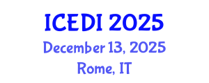 International Conference on Equality, Diversity and Inclusion (ICEDI) December 13, 2025 - Rome, Italy