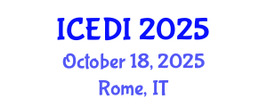 International Conference on Equality, Diversity and Inclusion (ICEDI) October 18, 2025 - Rome, Italy