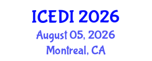 International Conference on Equality, Diversity and Inclusion (ICEDI) August 05, 2026 - Montreal, Canada