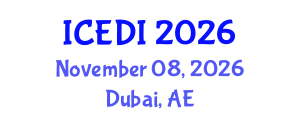 International Conference on Equality, Diversity and Inclusion (ICEDI) November 08, 2026 - Dubai, United Arab Emirates