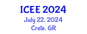 International Conference on Ergonomics Engineering (ICEE) July 22, 2024 - Crete, Greece