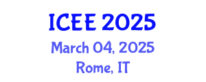 International Conference on Ergonomics Engineering (ICEE) March 04, 2025 - Rome, Italy