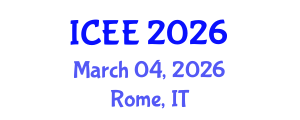 International Conference on Ergonomics Engineering (ICEE) March 04, 2026 - Rome, Italy