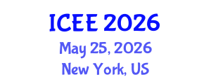 International Conference on Ergonomics Engineering (ICEE) May 25, 2026 - New York, United States International Conference on Ergonomics Engineering (ICEE) May 25, 2026 - New York, United States