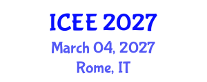 International Conference on Ergonomics Engineering (ICEE) March 04, 2027 - Rome, Italy International Conference on Ergonomics Engineering (ICEE) March 04, 2027 - Rome, Italy