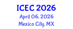 International Conference on Estuaries and Coasts (ICEC) April 06, 2026 - Mexico City, Mexico International Conference on Estuaries and Coasts (ICEC) April 06, 2026 - Mexico City, Mexico