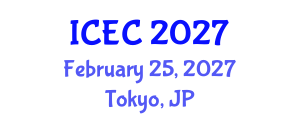 International Conference on Estuaries and Coasts (ICEC) February 25, 2027 - Tokyo, Japan International Conference on Estuaries and Coasts (ICEC) February 25, 2027 - Tokyo, Japan