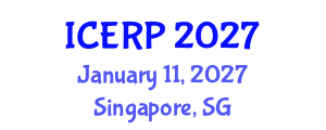 International Conference on Ethics, Religion and Philosophy (ICERP) January 11, 2027 - Singapore, Singapore International Conference on Ethics, Religion and Philosophy (ICERP) January 11, 2027 - Singapore, Singapore