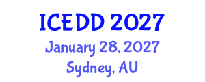 International Conference on Ethnopharmacology and Drug Discovery (ICEDD) January 28, 2027 - Sydney, Australia International Conference on Ethnopharmacology and Drug Discovery (ICEDD) January 28, 2027 - Sydney, Australia