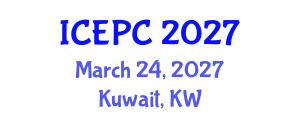 International Conference on Ethnopharmacology and Pharmaceutical Chemistry (ICEPC) March 24, 2027 - Kuwait, Kuwait International Conference on Ethnopharmacology and Pharmaceutical Chemistry (ICEPC) March 24, 2027 - Kuwait, Kuwait