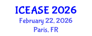 International Conference on Evaluation and Assessment in Software Engineering (ICEASE) February 22, 2026 - Paris, France