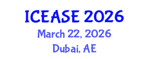 International Conference on Evaluation and Assessment in Software Engineering (ICEASE) March 22, 2026 - Dubai, United Arab Emirates