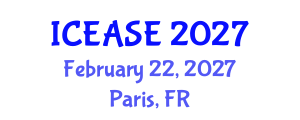 International Conference on Evaluation and Assessment in Software Engineering (ICEASE) February 22, 2027 - Paris, France International Conference on Evaluation and Assessment in Software Engineering (ICEASE) February 22, 2027 - Paris, France
