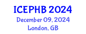 International Conference on Evolutionary Psychology and Human Behavior (ICEPHB) December 09, 2024 - London, United Kingdom
