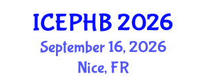 International Conference on Evolutionary Psychology and Human Behavior (ICEPHB) September 16, 2026 - Nice, France