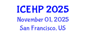 International Conference on Exercise and Health Physiology (ICEHP) November 01, 2025 - San Francisco, United States