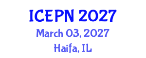 International Conference on Exercise Physiology and Nutrition (ICEPN) March 03, 2027 - Haifa, Israel International Conference on Exercise Physiology and Nutrition (ICEPN) March 03, 2027 - Haifa, Israel