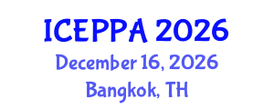International Conference on Exercise Psychology and Physical Activity (ICEPPA) December 16, 2026 - Bangkok, Thailand International Conference on Exercise Psychology and Physical Activity (ICEPPA) December 16, 2026 - Bangkok, Thailand