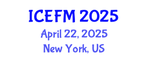 International Conference on Experimental Fluid Mechanics (ICEFM) April 22, 2025 - New York, United States
