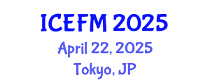 International Conference on Experimental Fluid Mechanics (ICEFM) April 22, 2025 - Tokyo, Japan