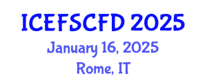 International Conference on Experimental Fluid Science and Computational Fluid Dynamics (ICEFSCFD) January 18, 2025 - Rome, Italy