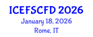 International Conference on Experimental Fluid Science and Computational Fluid Dynamics (ICEFSCFD) January 18, 2026 - Rome, Italy