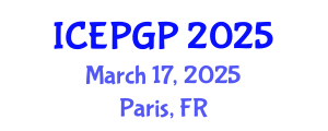 International Conference on Experimental Physics and General Principles (ICEPGP) March 17, 2025 - Paris, France