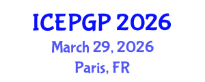 International Conference on Experimental Physics and General Principles (ICEPGP) March 29, 2026 - Paris, France