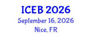 International Conference on Extracellular Biomarkers (ICEB) September 16, 2026 - Nice, France International Conference on Extracellular Biomarkers (ICEB) September 16, 2026 - Nice, France