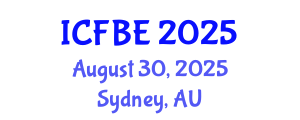 International Conference on Family Business and Entrepreneurship (ICFBE) August 30, 2025 - Sydney, Australia