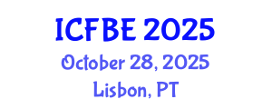 International Conference on Family Business and Entrepreneurship (ICFBE) October 28, 2025 - Lisbon, Portugal