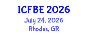 International Conference on Family Business and Entrepreneurship (ICFBE) July 24, 2026 - Rhodes, Greece International Conference on Family Business and Entrepreneurship (ICFBE) July 24, 2026 - Rhodes, Greece