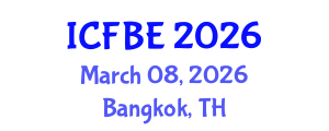 International Conference on Family Business and Entrepreneurship (ICFBE) March 08, 2026 - Bangkok, Thailand