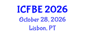 International Conference on Family Business and Entrepreneurship (ICFBE) October 28, 2026 - Lisbon, Portugal