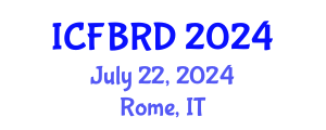 International Conference on Family Business and Regional Development (ICFBRD) July 22, 2024 - Rome, Italy