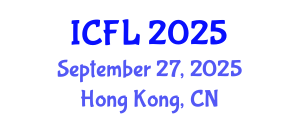 International Conference on Family Law (ICFL) September 27, 2025 - Hong Kong, China