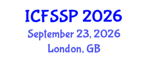 International Conference on Family Studies and Sociological Perspectives (ICFSSP) September 23, 2026 - London, United Kingdom