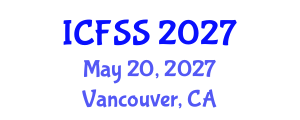 International Conference on Family Studies and Sociology (ICFSS) May 20, 2027 - Vancouver, Canada International Conference on Family Studies and Sociology (ICFSS) May 20, 2027 - Vancouver, Canada