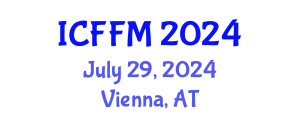 International Conference on Fatigue and Fracture Mechanics (ICFFM) July 29, 2024 - Vienna, Austria