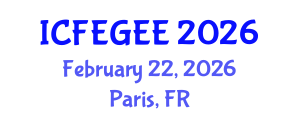 International Conference on Female Education and Gender Equality in Education (ICFEGEE) February 22, 2026 - Paris, France