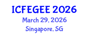 International Conference on Female Education and Gender Equality in Education (ICFEGEE) March 29, 2026 - Singapore, Singapore