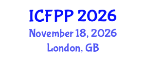 International Conference on Feminism and Political Philosophy (ICFPP) November 18, 2026 - London, United Kingdom